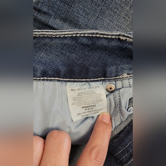 Stylish Blue Boot Cut Women's Jeans - Picture 3 of 10